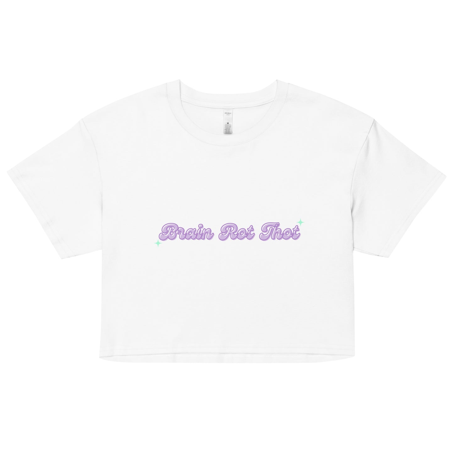 Brain Rot Thot Crop Top